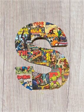 Marvel Comic Letter S
